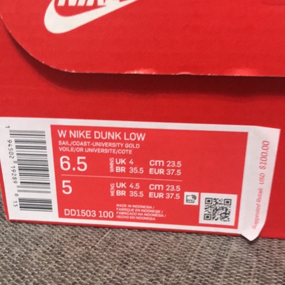 Nike Dunk Low Blue Coast University Gold DD1503-1 - Picture 3 of 14